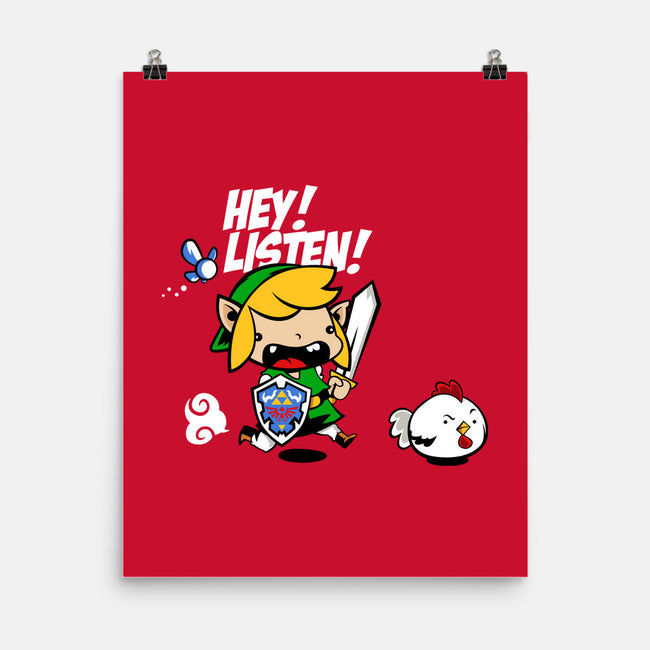 Listen-None-Matte-Poster-demonigote
