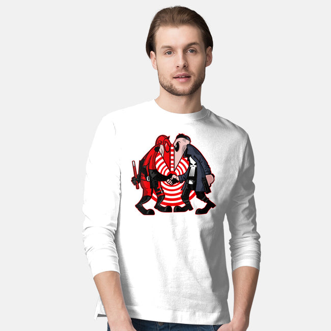 Devil Vs Antihero-Mens-Long Sleeved-Tee-demonigote