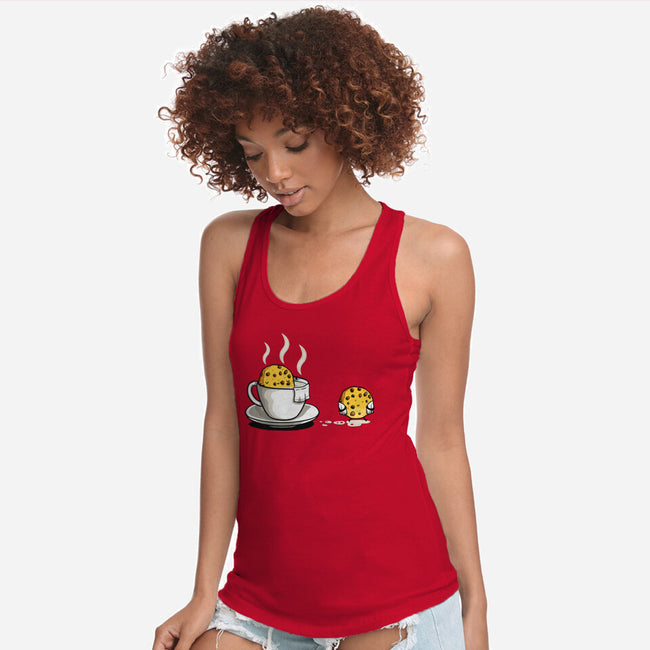 Cookie Jacuzzi-Womens-Racerback-Tank-demonigote