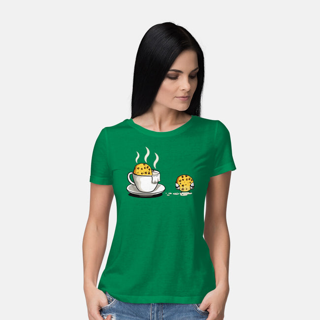 Cookie Jacuzzi-Womens-Basic-Tee-demonigote