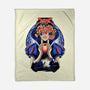 Snow Princess Flower Face-None-Fleece-Blanket-rmatix