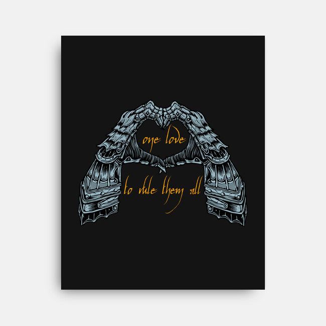One Love To Rule Them All-None-Stretched-Canvas-momma_gorilla