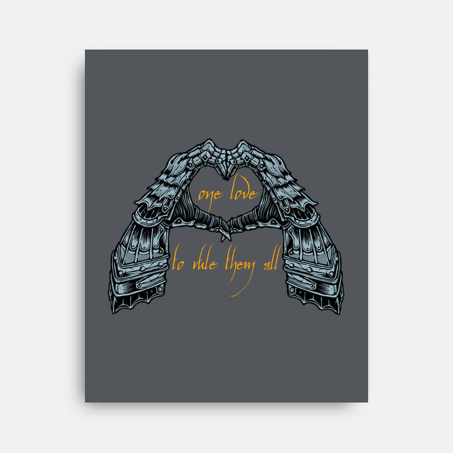 One Love To Rule Them All-None-Stretched-Canvas-momma_gorilla