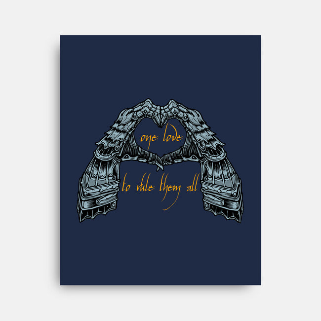 One Love To Rule Them All-None-Stretched-Canvas-momma_gorilla