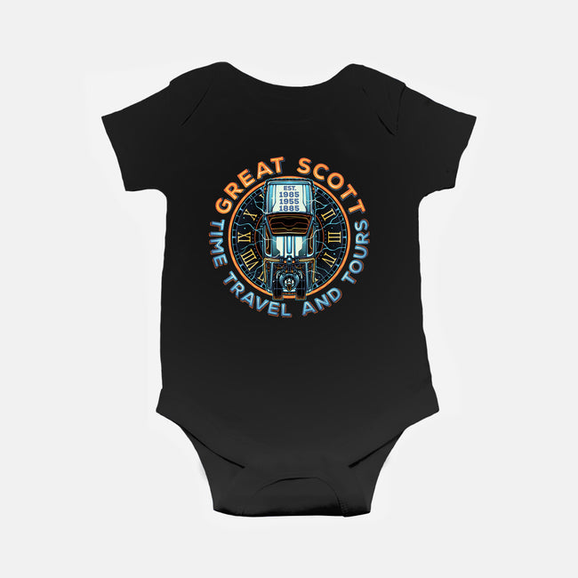 Time Travel And Tours-Baby-Basic-Onesie-momma_gorilla