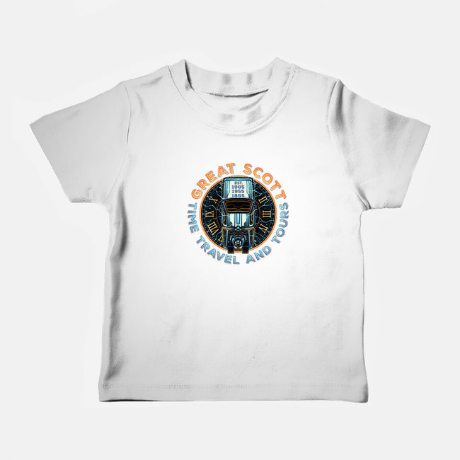 Time Travel And Tours-Baby-Basic-Tee-momma_gorilla