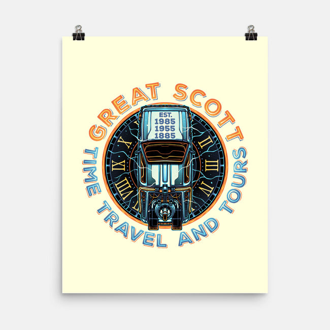 Time Travel And Tours-None-Matte-Poster-momma_gorilla