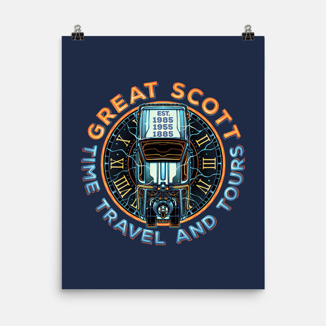 Time Travel And Tours-None-Matte-Poster-momma_gorilla