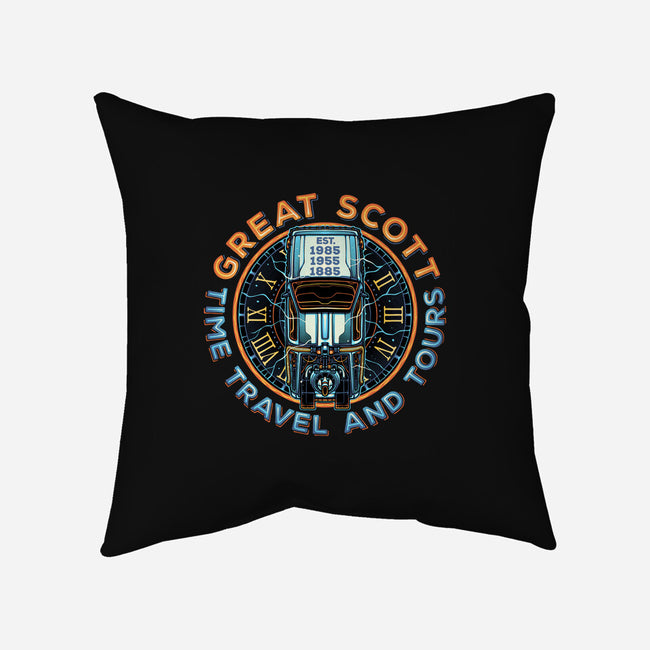 Time Travel And Tours-None-Removable Cover w Insert-Throw Pillow-momma_gorilla