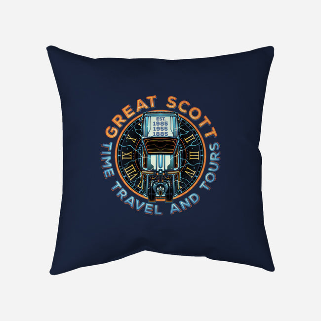 Time Travel And Tours-None-Removable Cover w Insert-Throw Pillow-momma_gorilla