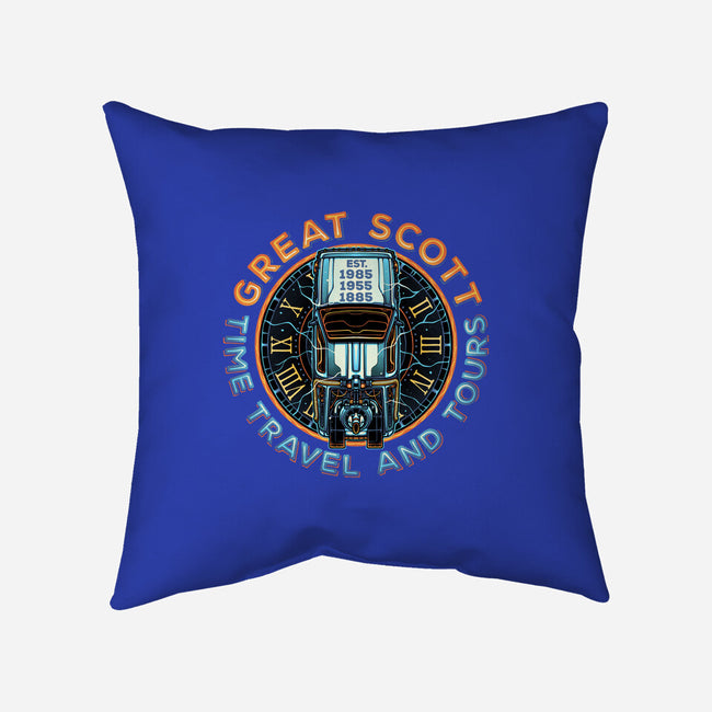 Time Travel And Tours-None-Removable Cover w Insert-Throw Pillow-momma_gorilla