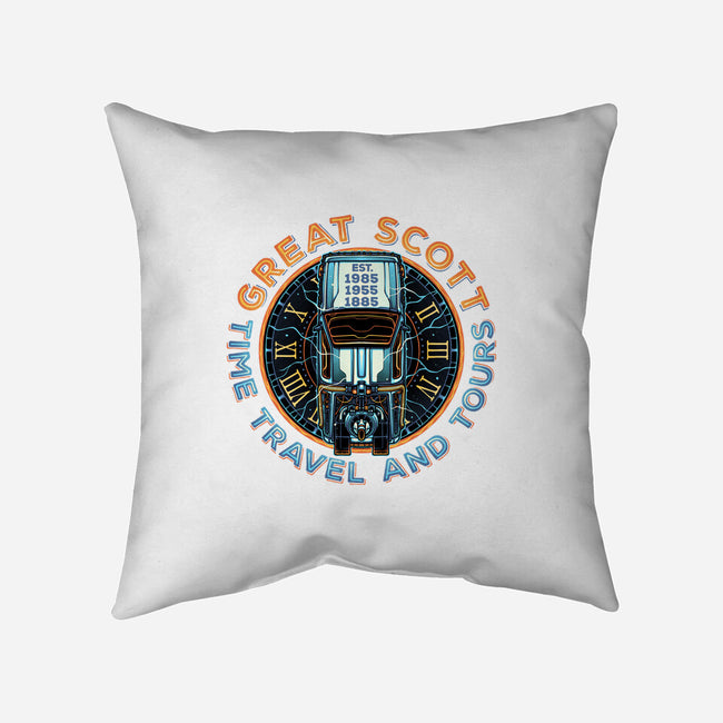 Time Travel And Tours-None-Removable Cover w Insert-Throw Pillow-momma_gorilla