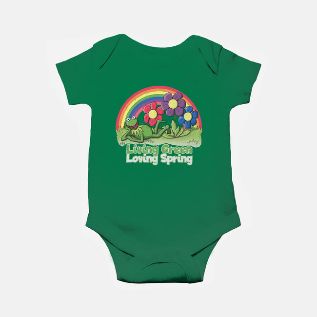 Living Green Loving Spring-Baby-Basic-Onesie-NMdesign