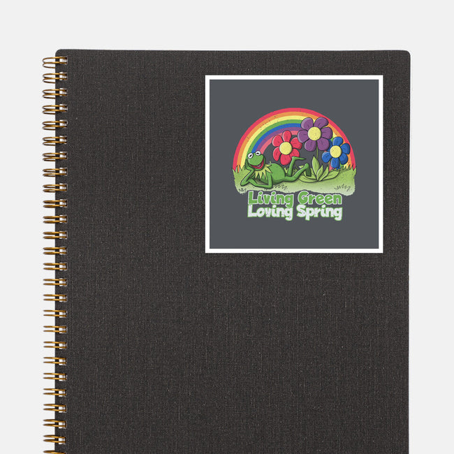 Living Green Loving Spring-None-Glossy-Sticker-NMdesign