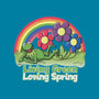Living Green Loving Spring-Mens-Heavyweight-Tee-NMdesign