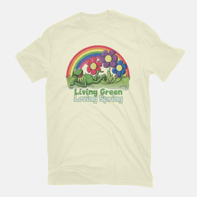 Living Green Loving Spring-Mens-Basic-Tee-NMdesign