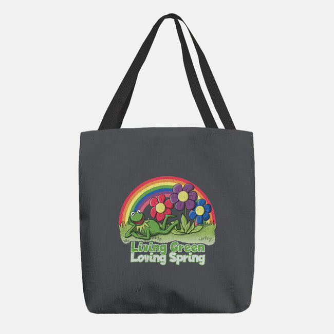 Living Green Loving Spring-None-Basic Tote-Bag-NMdesign