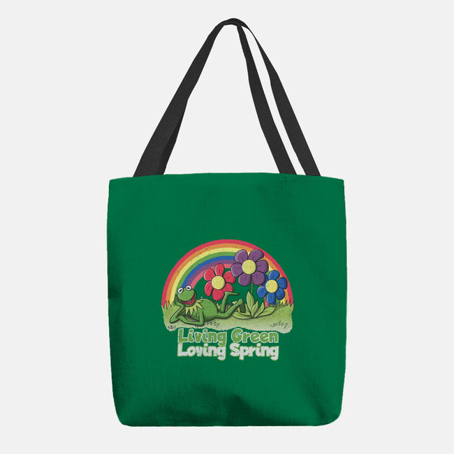 Living Green Loving Spring-None-Basic Tote-Bag-NMdesign