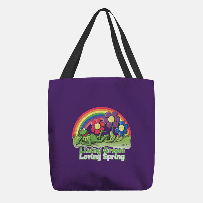 Living Green Loving Spring-None-Basic Tote-Bag-NMdesign