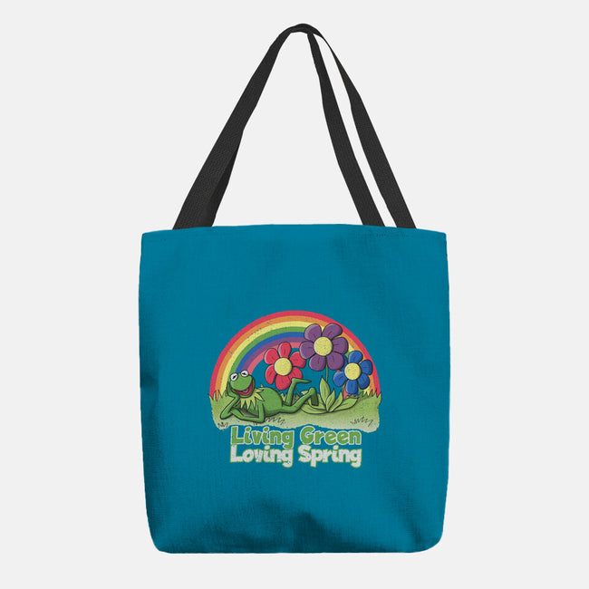 Living Green Loving Spring-None-Basic Tote-Bag-NMdesign