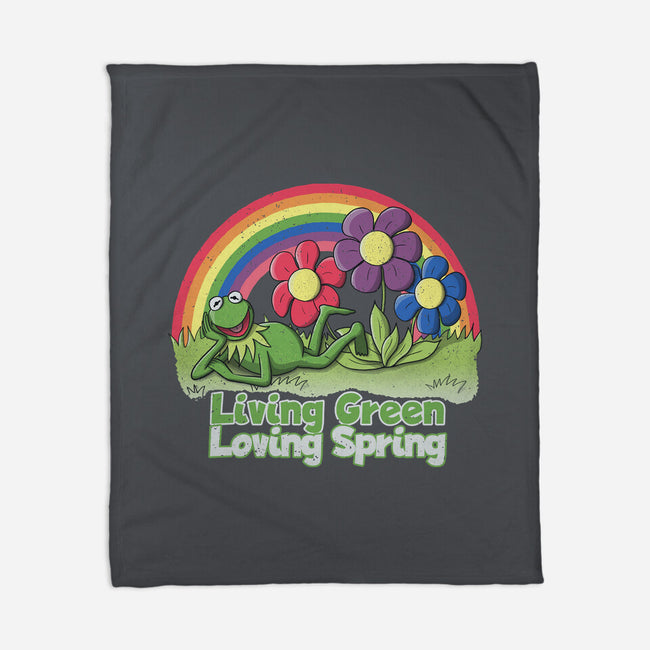 Living Green Loving Spring-None-Fleece-Blanket-NMdesign