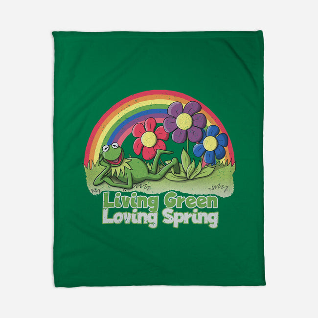 Living Green Loving Spring-None-Fleece-Blanket-NMdesign