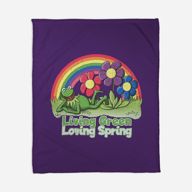 Living Green Loving Spring-None-Fleece-Blanket-NMdesign