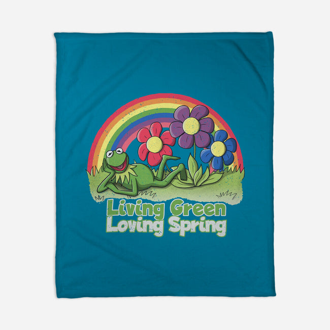 Living Green Loving Spring-None-Fleece-Blanket-NMdesign