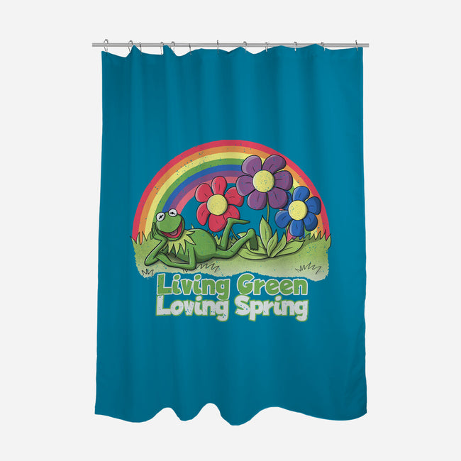 Living Green Loving Spring-None-Polyester-Shower Curtain-NMdesign