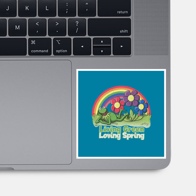Living Green Loving Spring-None-Glossy-Sticker-NMdesign
