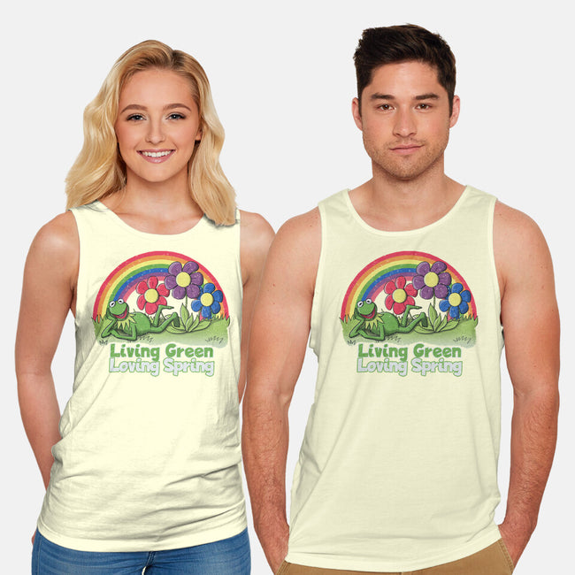 Living Green Loving Spring-Unisex-Basic-Tank-NMdesign
