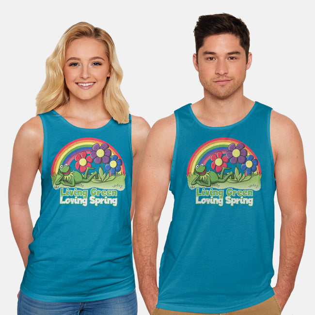 Living Green Loving Spring-Unisex-Basic-Tank-NMdesign