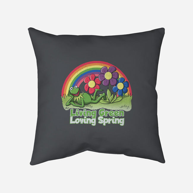 Living Green Loving Spring-None-Removable Cover w Insert-Throw Pillow-NMdesign