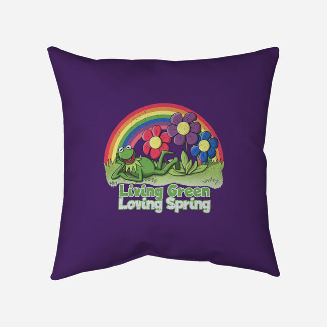 Living Green Loving Spring-None-Removable Cover w Insert-Throw Pillow-NMdesign