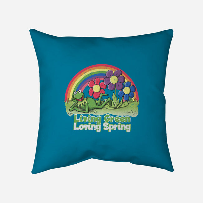 Living Green Loving Spring-None-Removable Cover w Insert-Throw Pillow-NMdesign