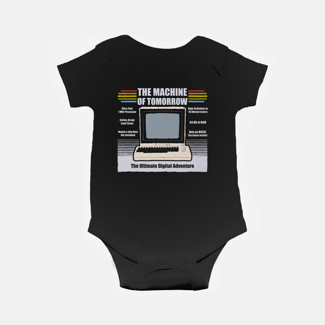 The Machine Of Tomorrow-Baby-Basic-Onesie-NMdesign