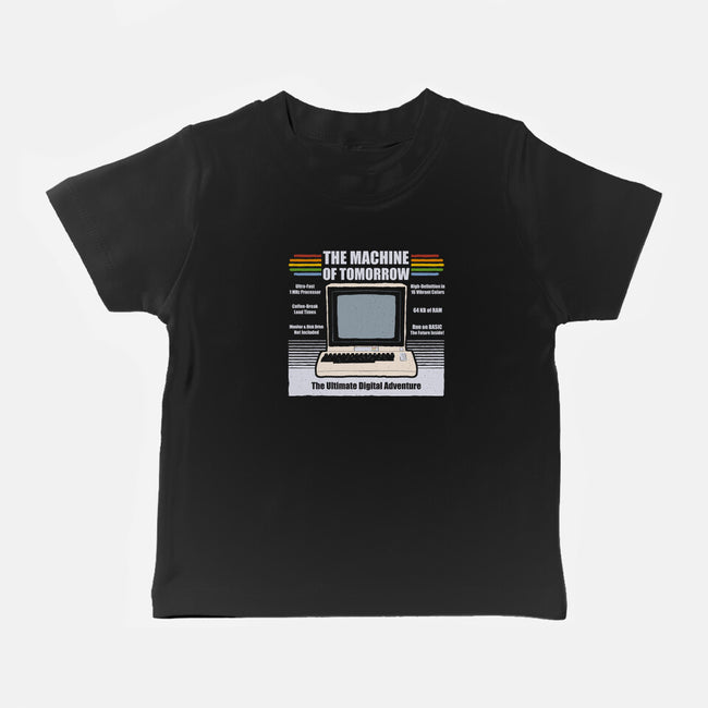 The Machine Of Tomorrow-Baby-Basic-Tee-NMdesign