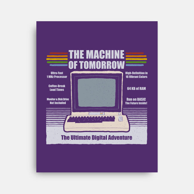 The Machine Of Tomorrow-None-Stretched-Canvas-NMdesign