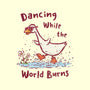 Dancing While The World Burns-Mens-Basic-Tee-kg07