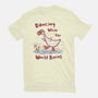 Dancing While The World Burns-Mens-Basic-Tee-kg07