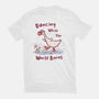 Dancing While The World Burns-Mens-Basic-Tee-kg07