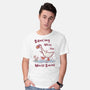 Dancing While The World Burns-Mens-Basic-Tee-kg07