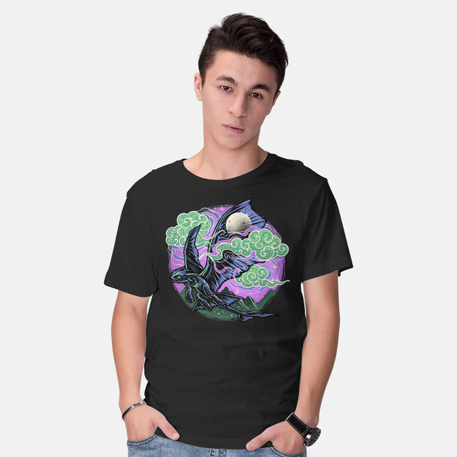 Purple Night-Mens-Basic-Tee-momma_gorilla