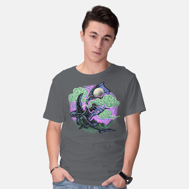 Purple Night-Mens-Basic-Tee-momma_gorilla