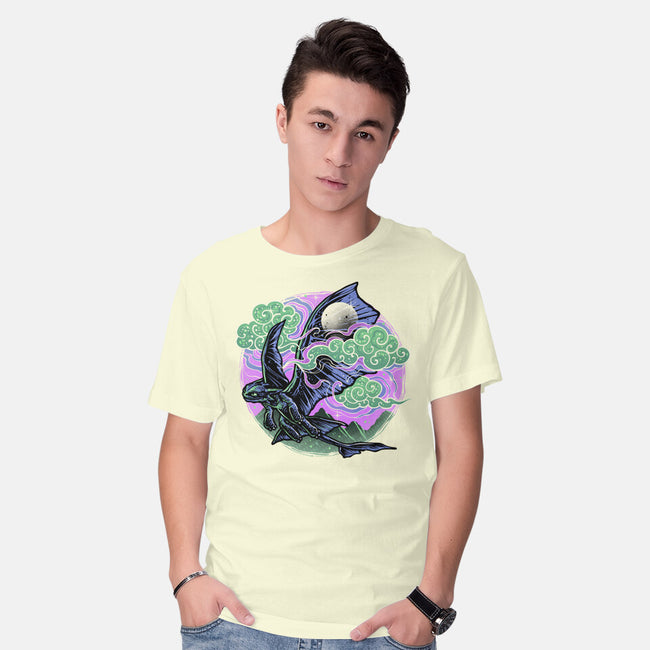 Purple Night-Mens-Basic-Tee-momma_gorilla