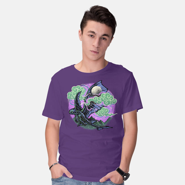 Purple Night-Mens-Basic-Tee-momma_gorilla