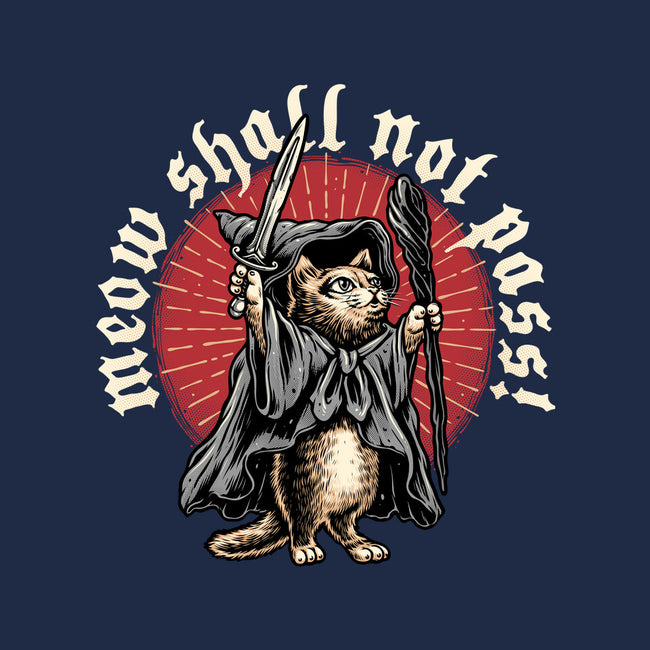 Meow Shall Not Pass-Mens-Basic-Tee-momma_gorilla