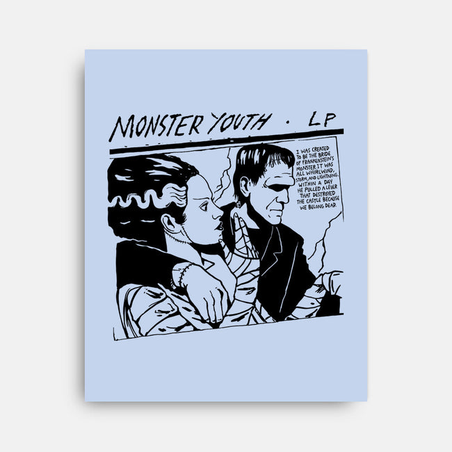 The Monster Youth-None-Stretched-Canvas-demonigote