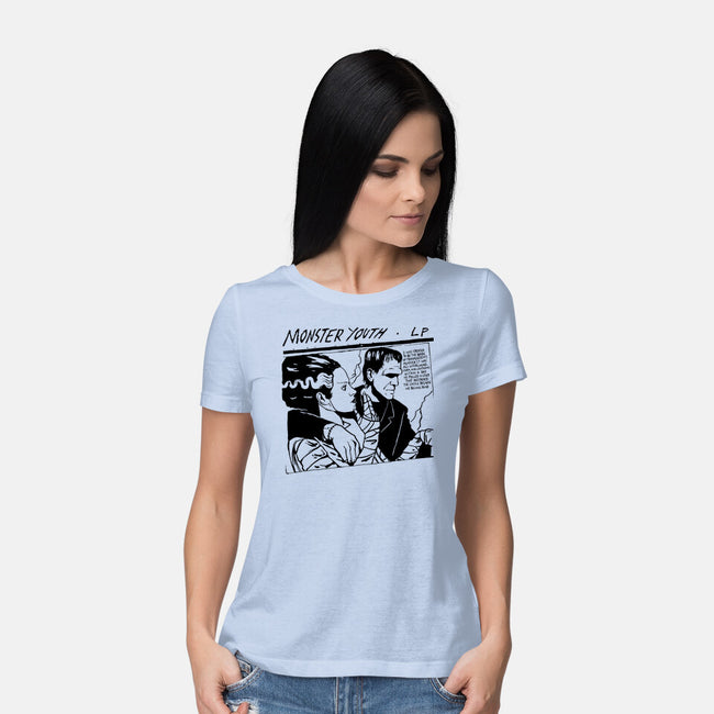 The Monster Youth-Womens-Basic-Tee-demonigote