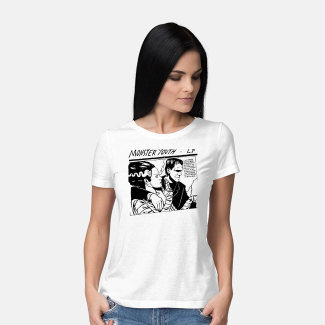 The Monster Youth-Womens-Basic-Tee-demonigote